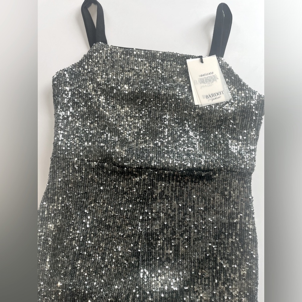 Bardot Juniors Girls 18 Illy Gunmetal‎ Sequin Jumpsuit NWT Shimmer Era's Tour